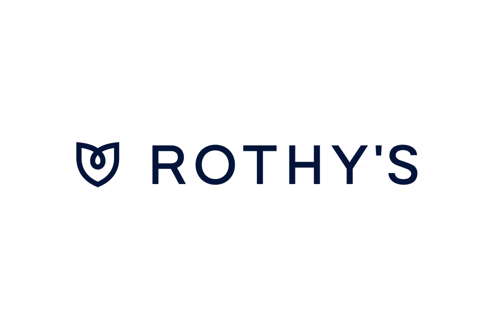 Rothy's logo the sustainable shoe brand