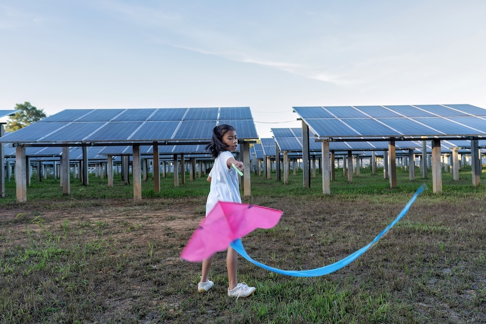 solar energy on a farm
