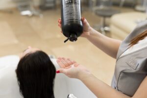 hairdressing using shampoo that contains parabens