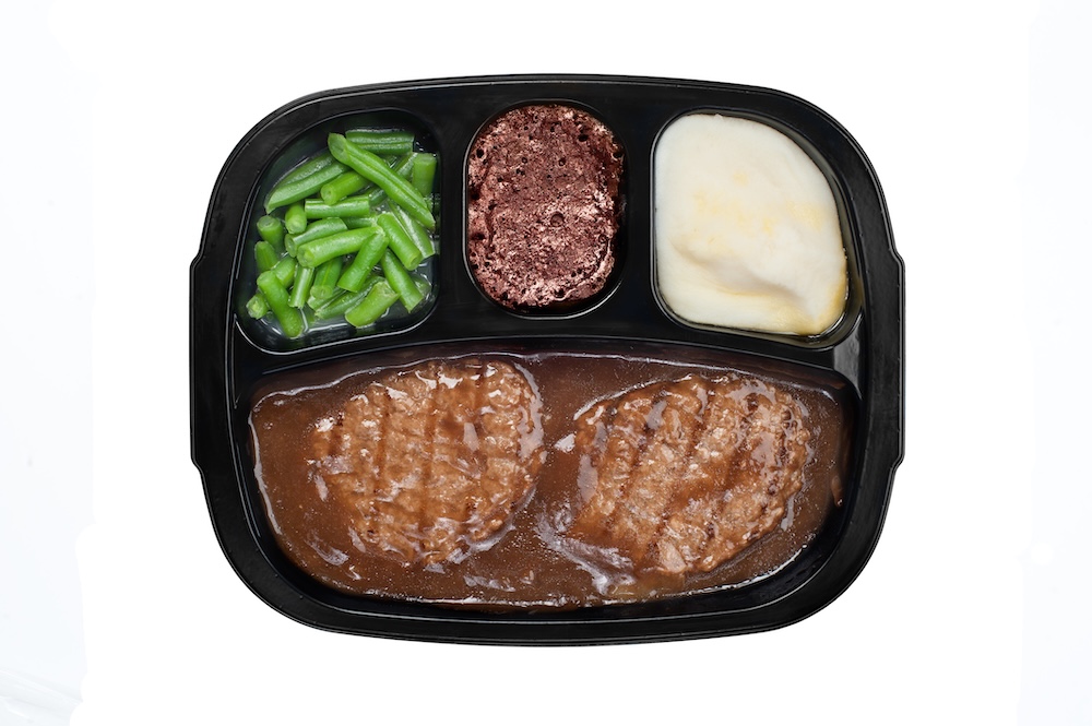 microwave dinner in plastic that gives off vocs
