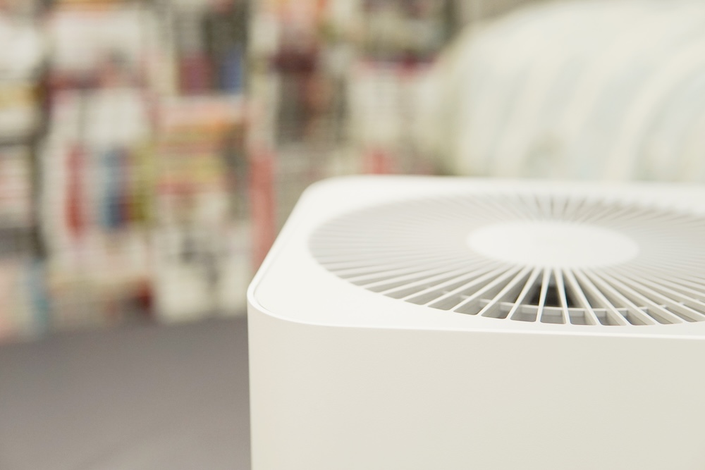 Indoor air purifier in a house