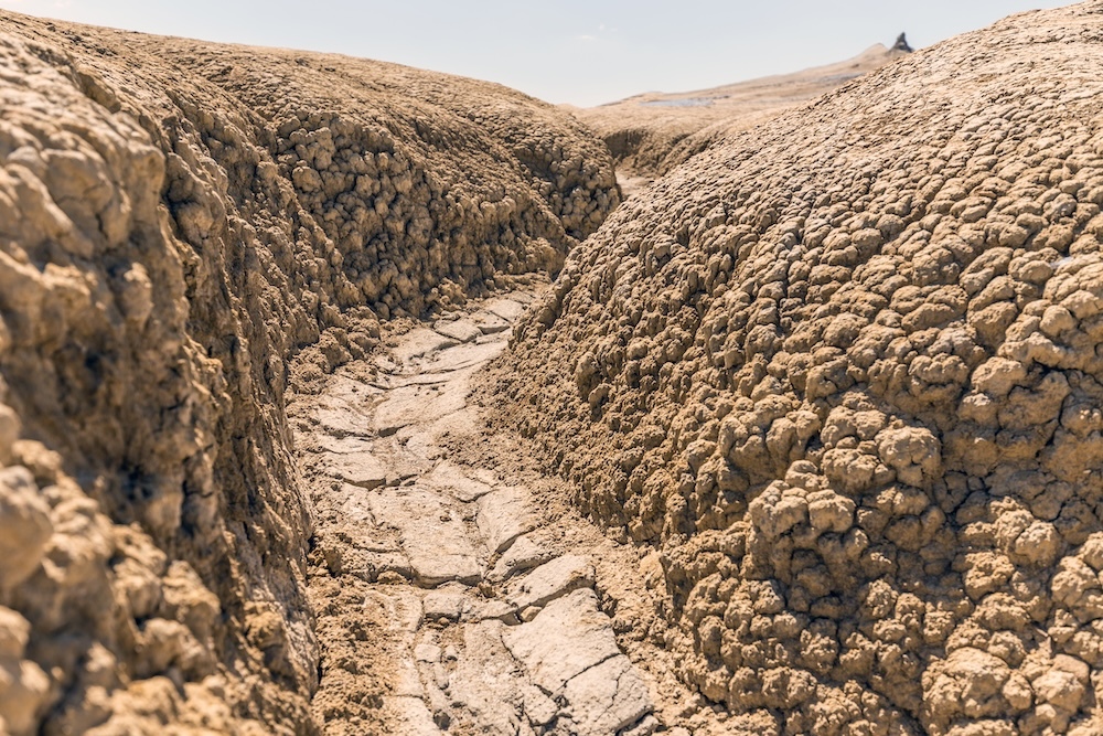 dried soil erosion unusable