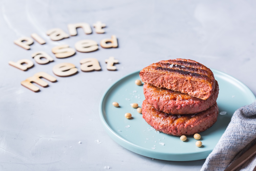 plant-based burger meat
