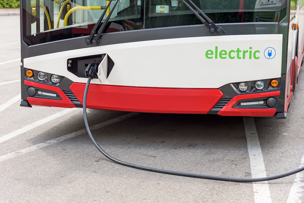 Electric public bus charging