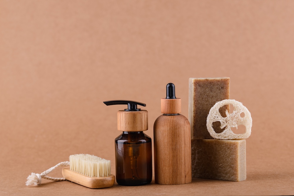 Toiletries made out of bamboo material