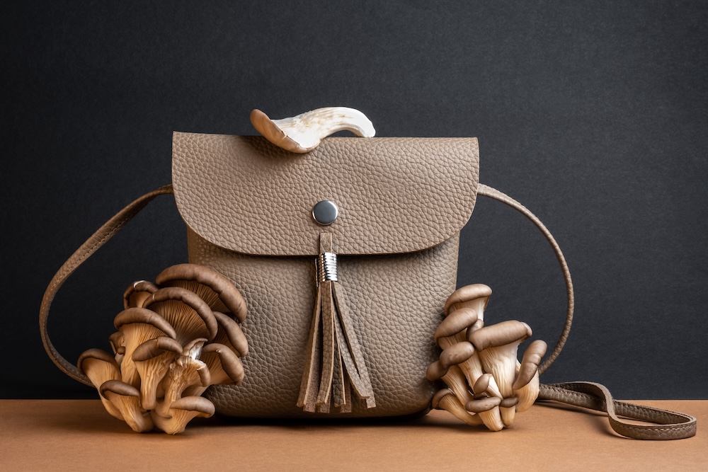 Concept of Mushroom leather handbag design