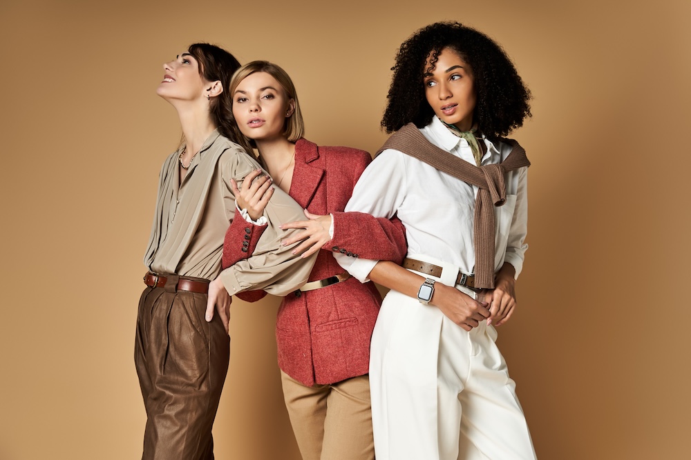 Classy women in timeless clothing