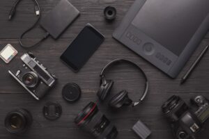 repairable electronics sitting on a table