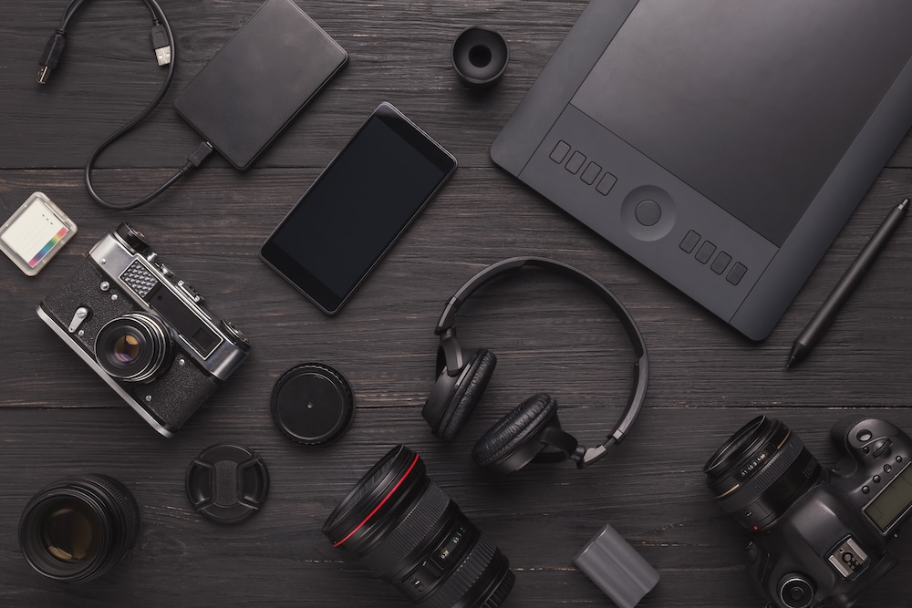 repairable electronics sitting on a table