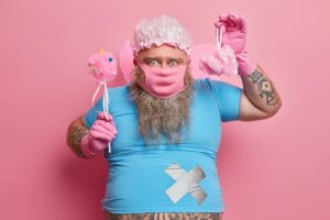 male fairy costume being wasteful