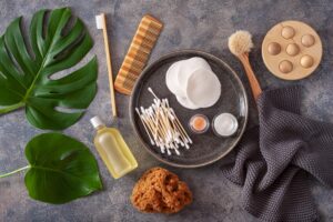 zero waste natural beauty routine products and items