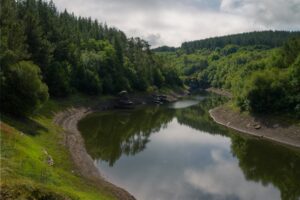 watershed connected to a river